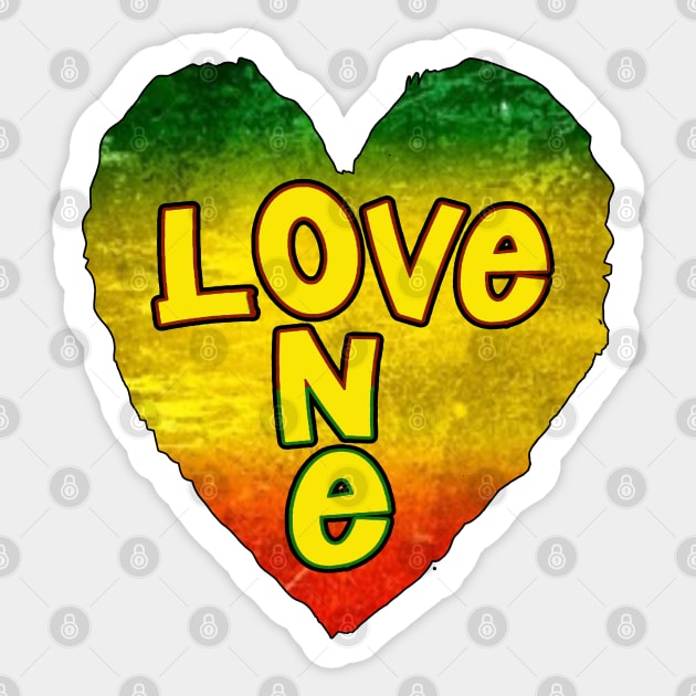 One Love One Heart Sticker by marengo